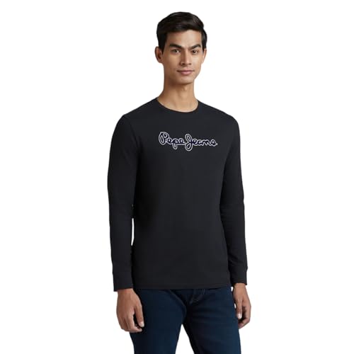 Pepe Jeans Men's Slim Fit T-Shirt (PM509807_Black