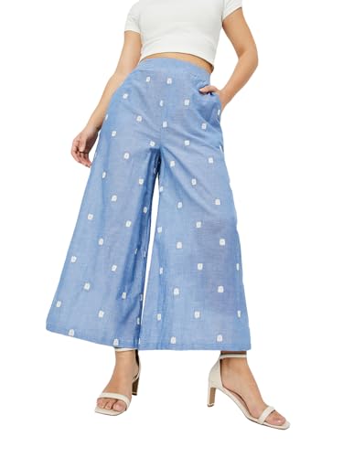Max Women's Regular Trousers (SEA12_Blue