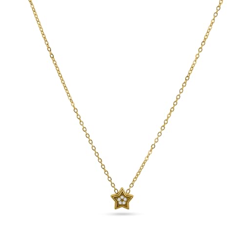 PALMONAS Twilight Starburst Pendant for Women - Waterproof & Anti-Tarnish Jewellery, Gift For Girls & Women