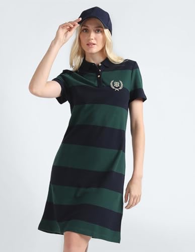 Tommy Helfiger Women Green Color Dress (S)