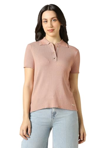 Women Pink Textured Casual Top