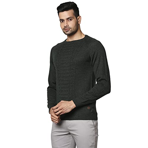 Raymond Dark Green Sweater (Size: 42)-RMWX01152-N7