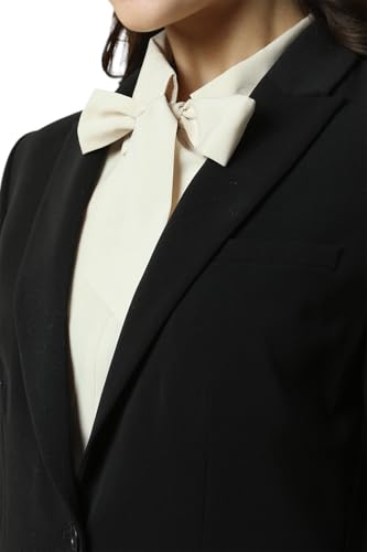 Allen Solly Women's Blazer (AHBZWRGFX98550_Black
