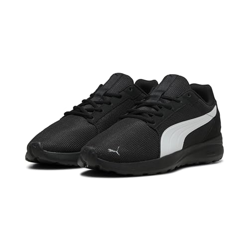 Puma, Unisex-Adult, SOFTRIDE Cosmic LT, Black-White, Sneaker, 5UK, (40023501)