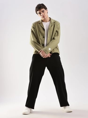 Solid Regular Fit Lyocell Jacket