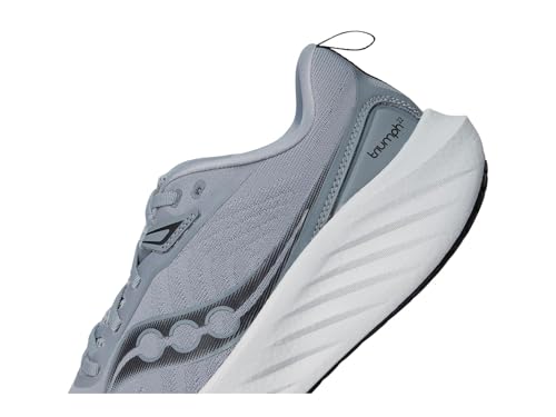 Saucony Men Triumph 22, Flint/Black, 8.5