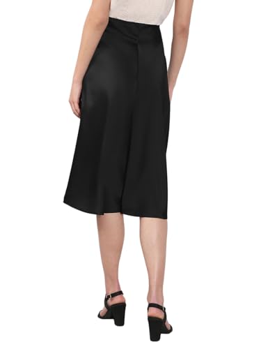VERO MODA Women's Flared High-Rise Black Skirt