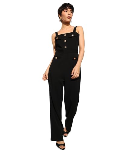 ONLY Women Regular Fit Black Jumpsuit