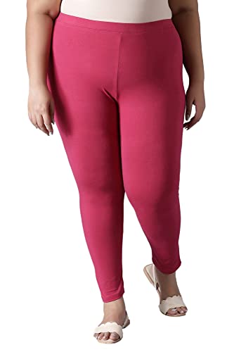W for Woman Women's Skinny Tight (21AUW60105-216037_Dark Pink_WS)