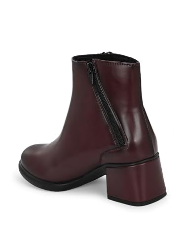 Delize Womens Cherry Ankle Mid Heel Boots 67840-36