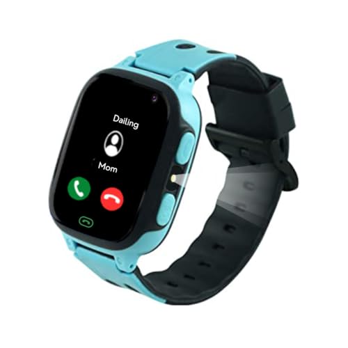 sekyo S2 Pro Kids Smartwatch for Boys & Girls, Calling Smart Watch for Kids with Location Tracker, Camera, SOS & Safe Zone Alert, Family Chat, App Control, Airtel & Vi Micro SIM Support only -Blue