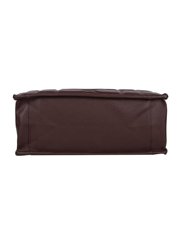 MINI WESST Women's Western Casual Textured Zip Tote Bag | Perfect for Office, College & Everyday Use