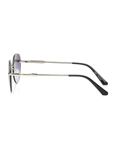 Fastrack Sunglasses |ROUND Silver |UV protected | Medium