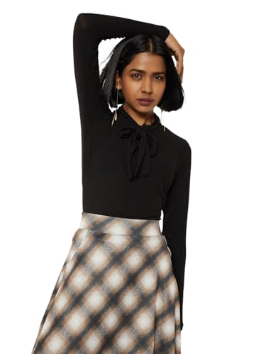 Max Women Knit Blouse (Black_M)