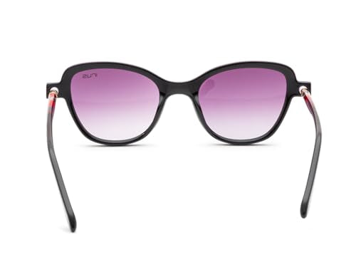 IRUS Women Cat Eye sunglasses | 100% UV protection | Small Size | Grey Gradient Polycarbonate lens