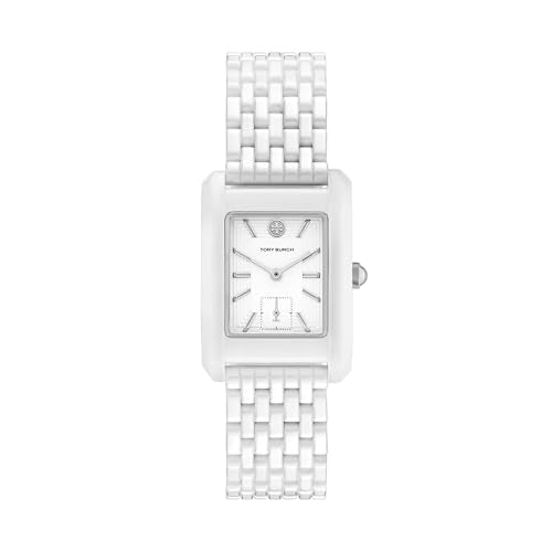 Tory Burch Women's Eleanor Stainless Steel Bracelet Watch, White