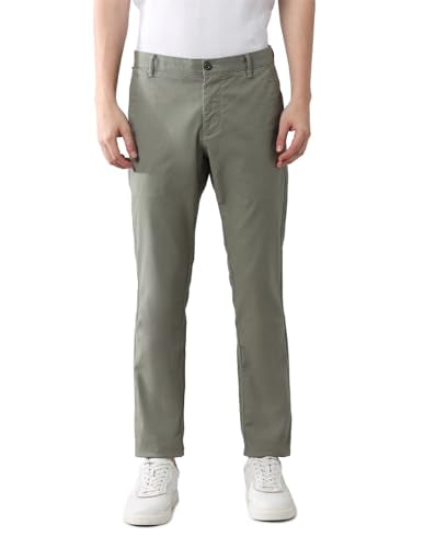Arrow Sport Men's Slim Fit Night is Young Trousers Green