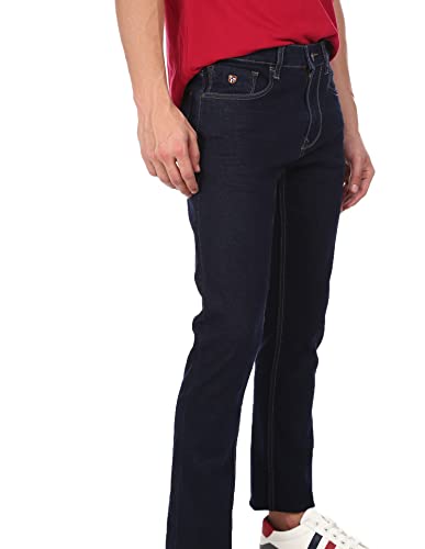 U.S. POLO ASSN. USPOLO Men's Slim Fit Jeans (UDJC0039_Blue_30W x 33L)