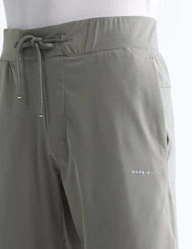U.S. POLO ASSN. USPA Active Mens Solid Off White Shorts