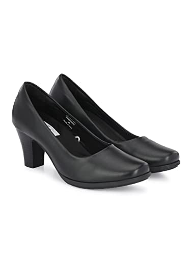 Delize Black women heeled ballerinas 64060 (Black, UK Footwear Size System, Adult, Women, Numeric, Medium, 9)