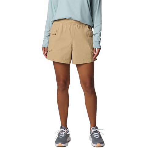 Columbia Women Omni-Shade Wild Cast Short, Brown, S, Outdoor Lifestyle | Watersports