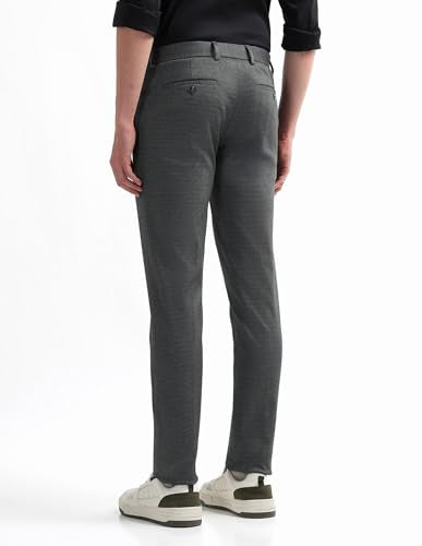 Super Slim Fit Textured Trousers