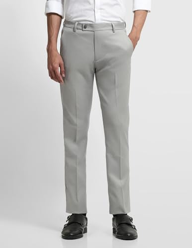 Arrow Men's Dobby Jackson Super Slim Fit Trousers