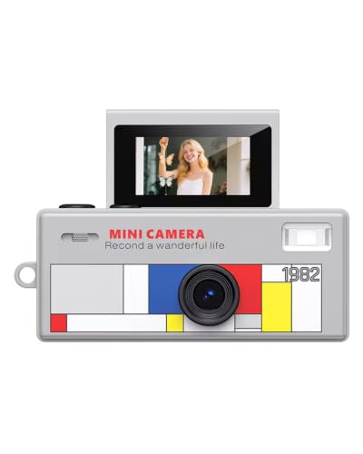 Mavie Rewind Mini Digital Camera | 1080P HD Pocket Digital Camera with Flip Screen | Compact Camera for Travel, Photography, Vlogging & Aesthetic Content
