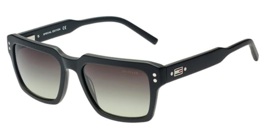 Tommy Hilfiger men's Matte Black Square Sunglasses TH8008 C3