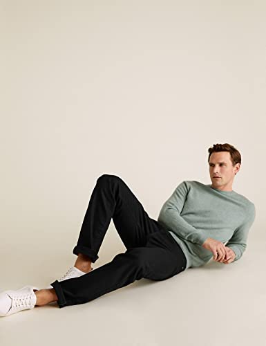 Marks & Spencer Men's Regular Jeans (22388941014_Black