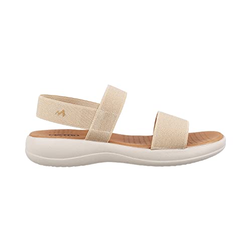 Metro Womens Synthetic Beige Sandals (Size (6 UK (39 EU))