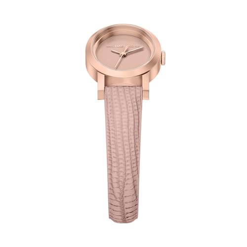 Michael Kors Maude Pink Quartz Leather Watch MK7587