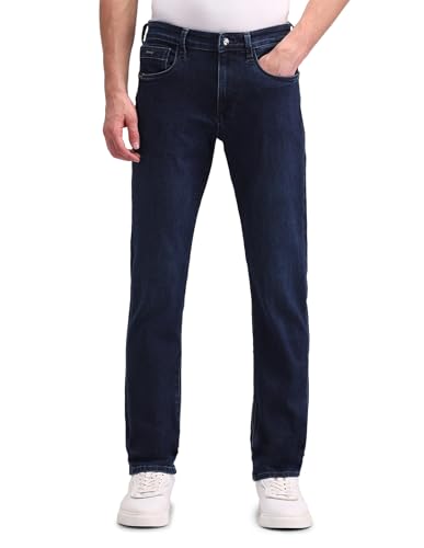 Arrow New York Men's Fitted Jeans (ANAIJN2667_Indigo
