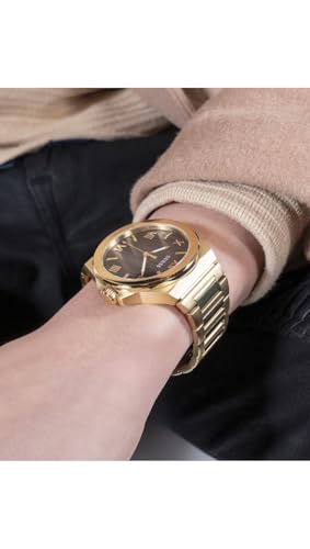 Guess Vinyl Round 44mm Black Dial Analog Men Watch - GW0789G2