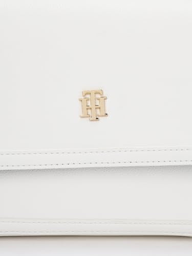 Solid White Pu Sling Bag