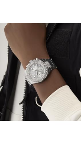 Guess Trend 47 mm Silver Dial Men Chrono Watch- GW0899G1