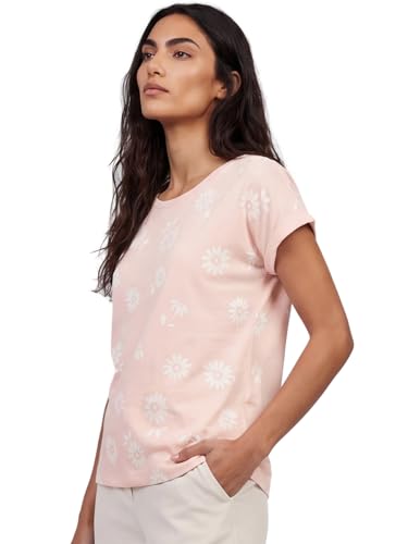 Max Women Embroidered T-Shirt (Pink_XXL)