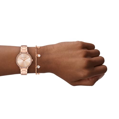 Michael Kors Pyper Rose Gold Quartz Stainless Steel Watch MK7645SET