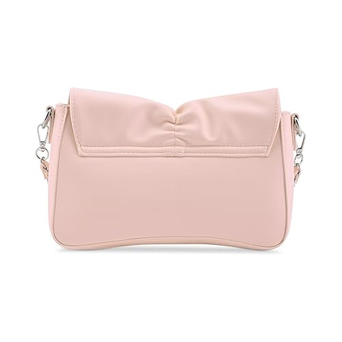 Fastrack Bow-tiful Sling | Faux-Leather Women's Handbags| Ladies Purse Handbag | Sling Bag for Casual Carry
