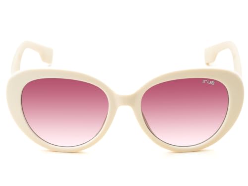 IRUS Women Oval sunglasses | 100% UV protection | Small Size | Brown Gradient Polycarbonate lens
