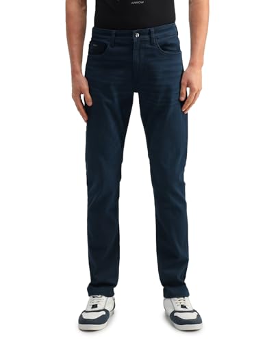 Arrow New York Men's Slim Jeans (ANAIJN2659_Indigo