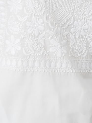 Max Women's Polycotton Regular Kurta (SCEKSU25VE_Off White