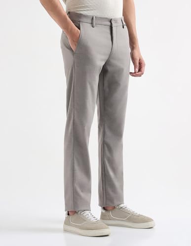 Arrow Sports Men's Regular Casual Pants (ASAKTR2690_Light Brown