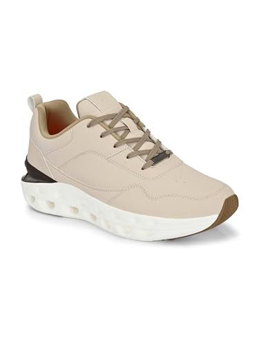OFF LIMITS Men CLOUDPUP Casual Sneakers, Cream, 8 UK
