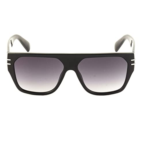 UNITED COLORS OF BENETTON purple lens with gradiant square sunglass full rim black frame