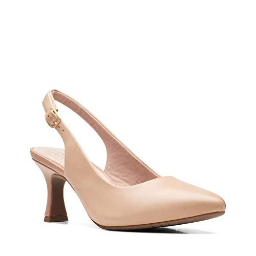 Clarks Womens Kataleyna Step, Warm Beige Leather, 11