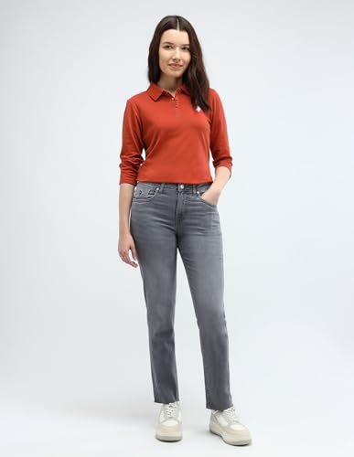 U.S. POLO ASSN. Women's Slim Jeans (UWAW24JEN283 Medium Grey