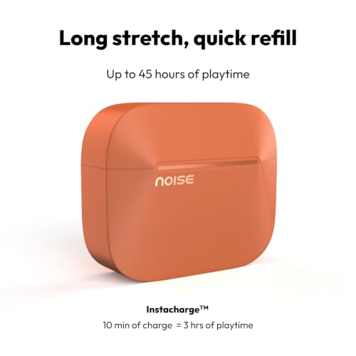 Noise ALT Buds(S), 45Hrs Playtime, Quad mic ENC, App Support, Instacharge, Dual Pairing, Low Latency, 11 mm Drivers, BTv6.0, Bluetooth Ear Buds, TWS (Chosen White)