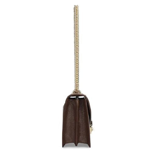 Da Milano Leather Shoulder Bag for Women - Brown (00349D-OL)