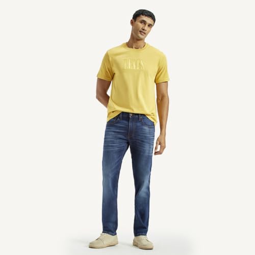 Levi's Men's Mid Indigo Slim Fit Mid Rise Jeans, 004B2-0000, 32